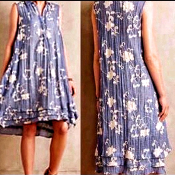 Anthropologie Isabella Sinclair Embroidered Dress - Picture 2 of 2
